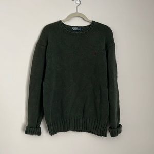 Forest Green Polo Ralph Lauren Sweater Size Medium